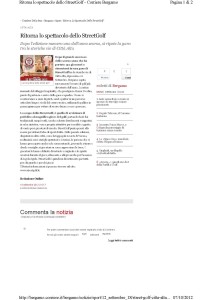 Corriere della Sera Bergamo.it 18.09.12